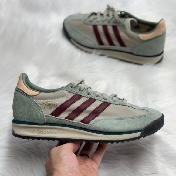 Adidas SL 72 RS Putty Grey Shadow Red Mens IG4644 NEW Sz 9